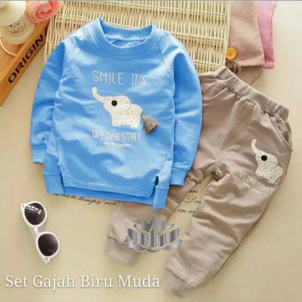 SETELAN GAJAH/ SETELAN FASHION ANAK/ SETELAN / FASHION ANAK-ANAK