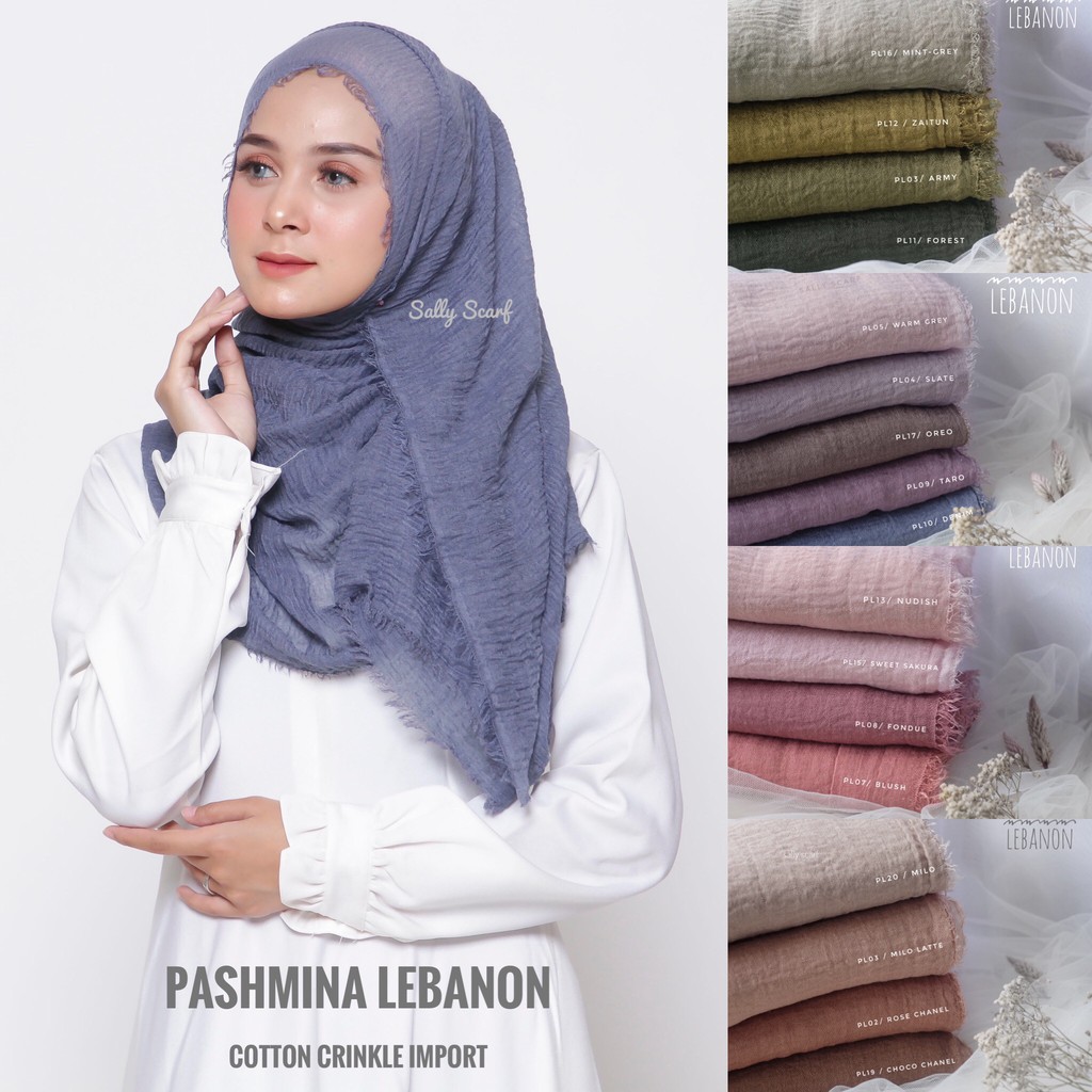 10 Ide Kerudung Crinkle  Warna  Abu The Fashion Eggplant