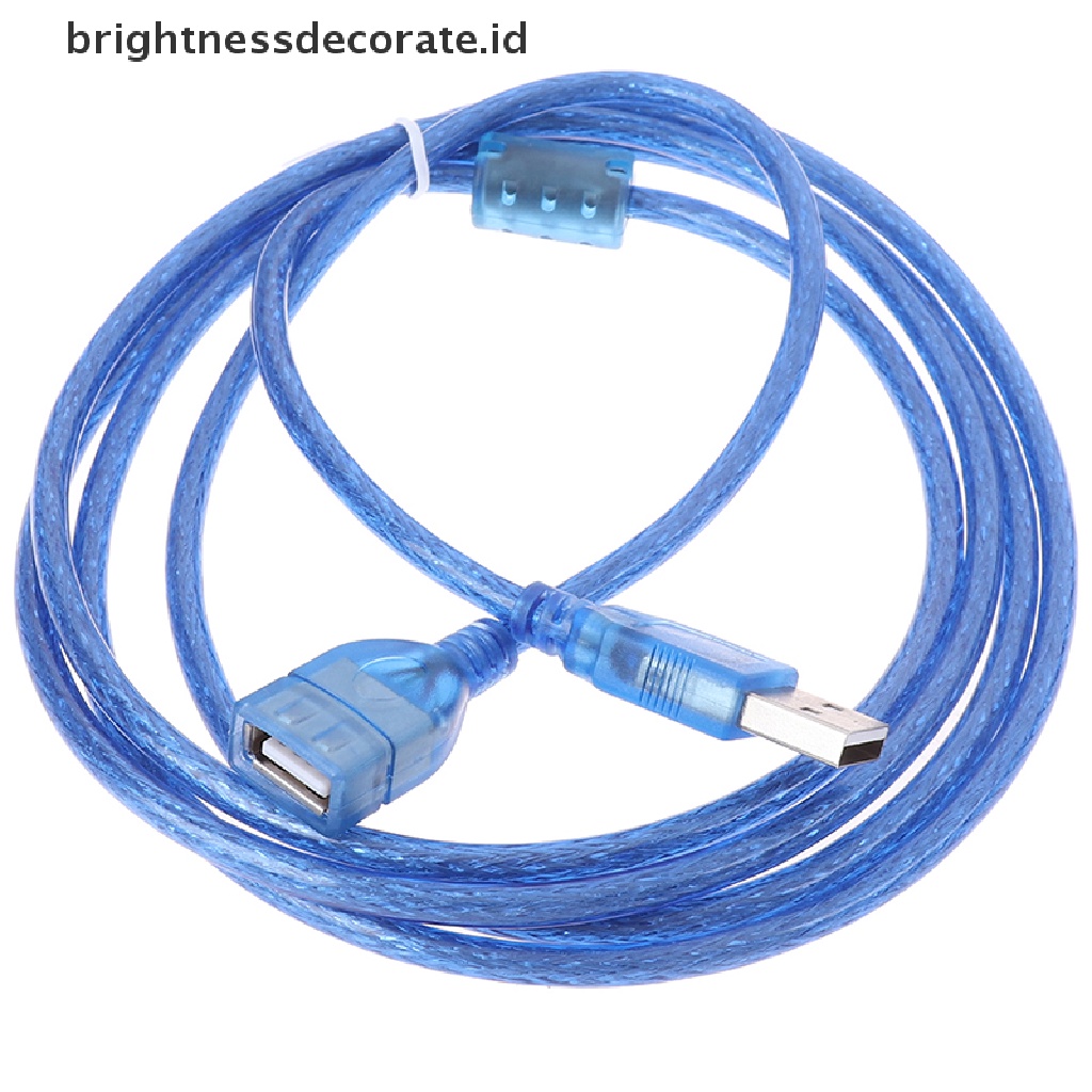 1 Pc Kabel Extension Usb 2.0 Male To Female 0.3 / 0.5 / 1.5 / 2m