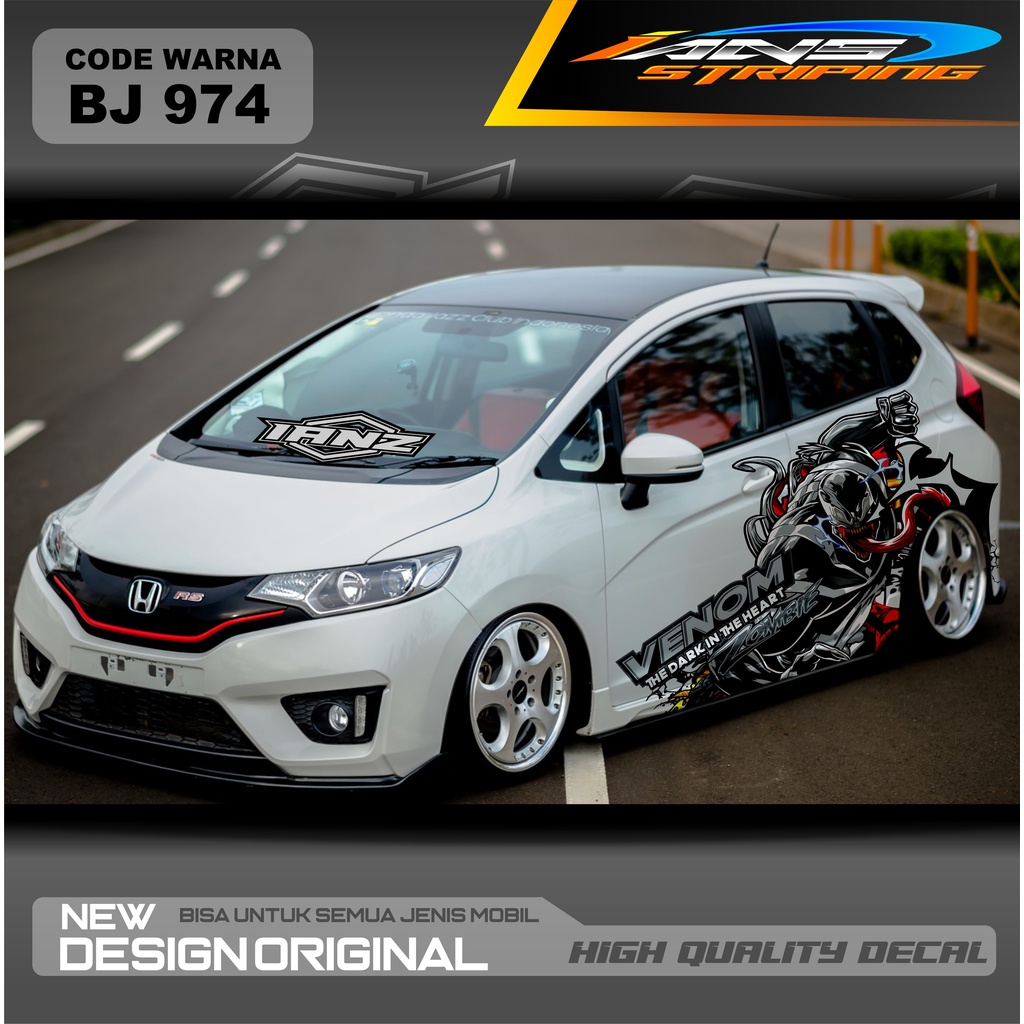 DECAL STICKER MOBIL JAZZ / STIKER MOBIL BRIO / DECAL STIKER MOBIL SWIFT / STIKER MOBIL TOYOTA / DECAL STICKER MOBIL / STIKER YARIS AYLA