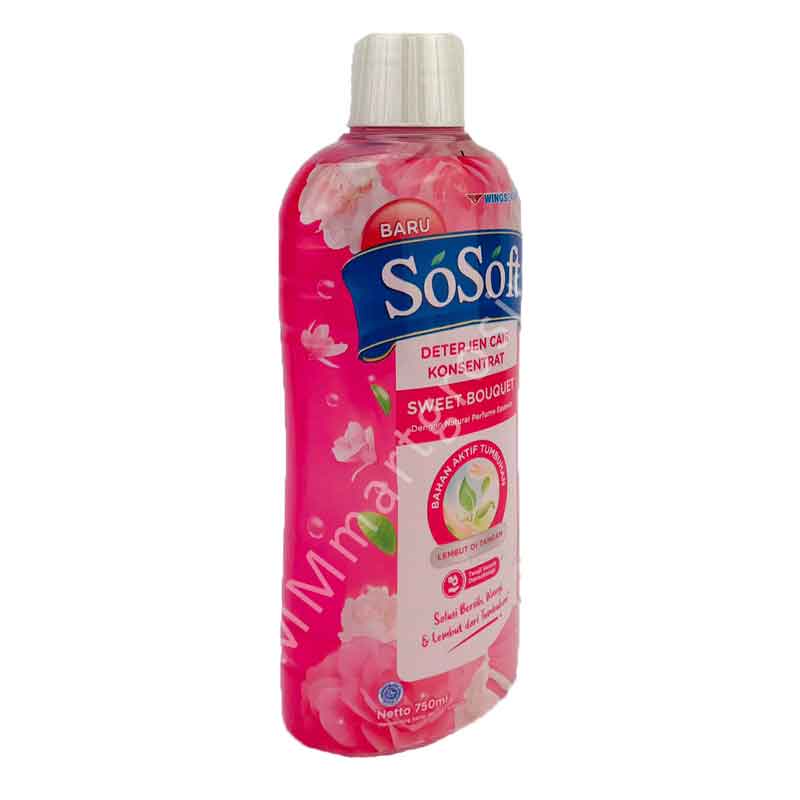 Deterjen Cair Konsentrat *So Soft Liquid * Sweet Bouquet * 700ml