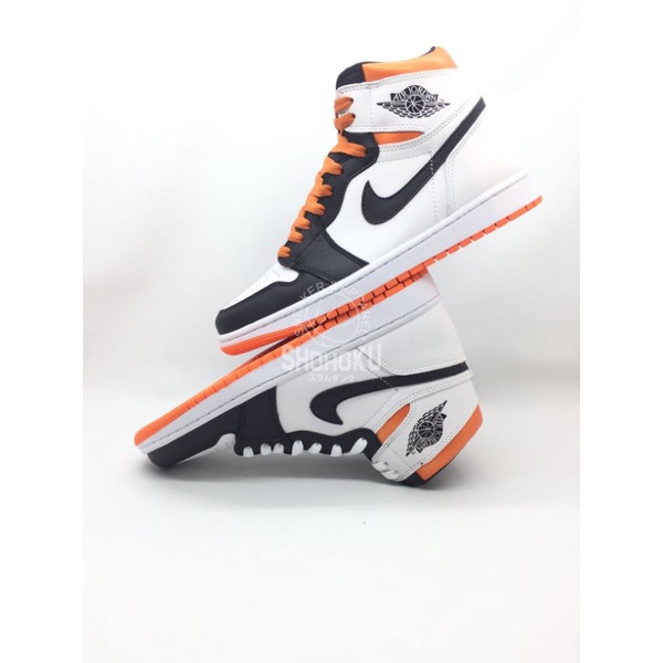 air jordan orange white