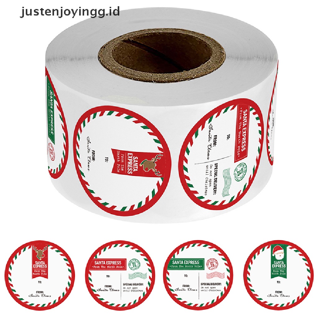 500pcs / roll Stiker Label Segel Tulisan Thank You