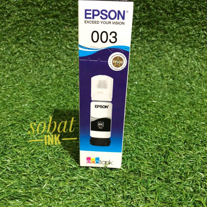 Tinta Epson 003 1pcs (B, Y, M, C) For L1110,L3110, L3150, - Hitam Epson L3110, Epson L13150, Epson L