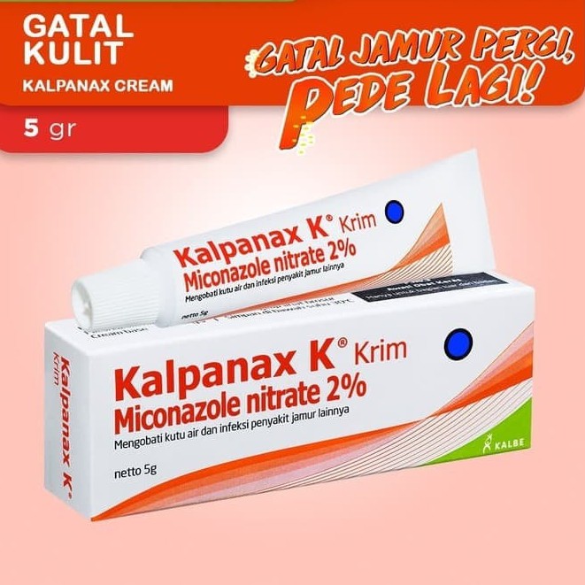 KALPANAX K Krim obat Gatal Jamur 5 gr Cream Original