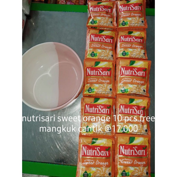 

Nutrisari Dan Energen Sachet