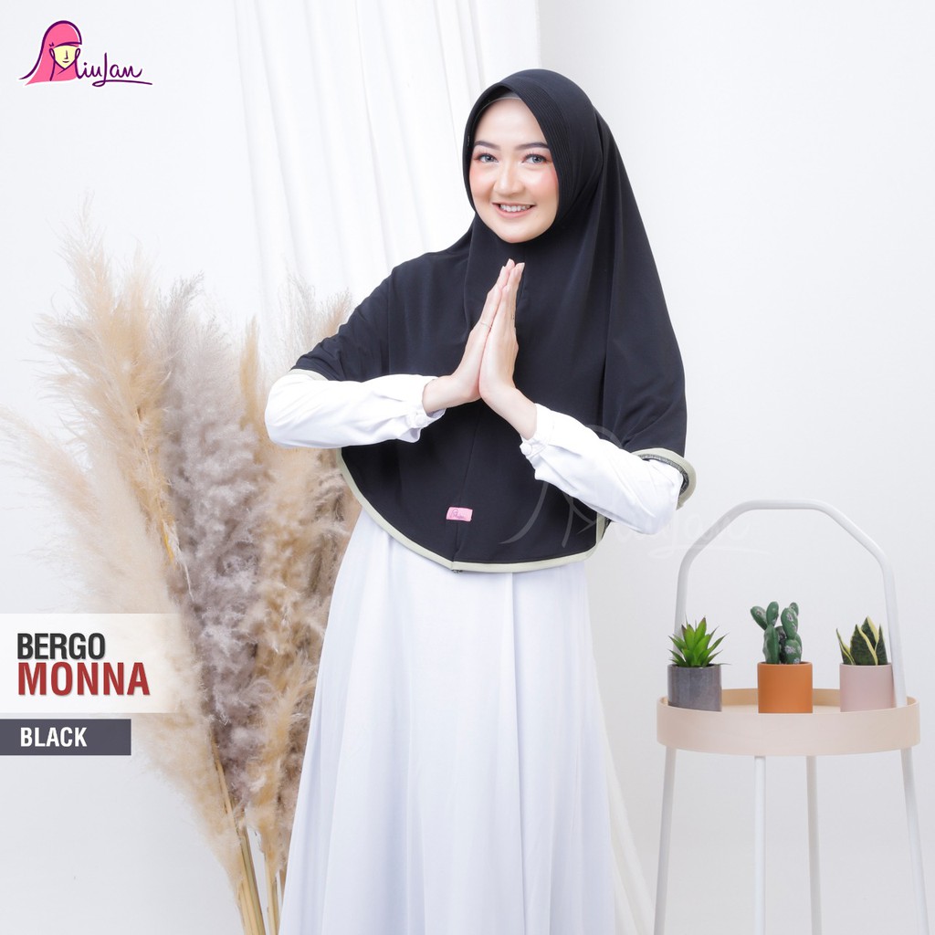 [BISA COD]KHIMAR / JILBAB INSTAN MURAH / JILBAB SYARI / Bergo MONNA ORIGINAL BY MIULAN TERBARU 2021