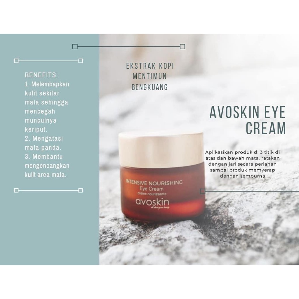 avoskin nourishing eye cream
