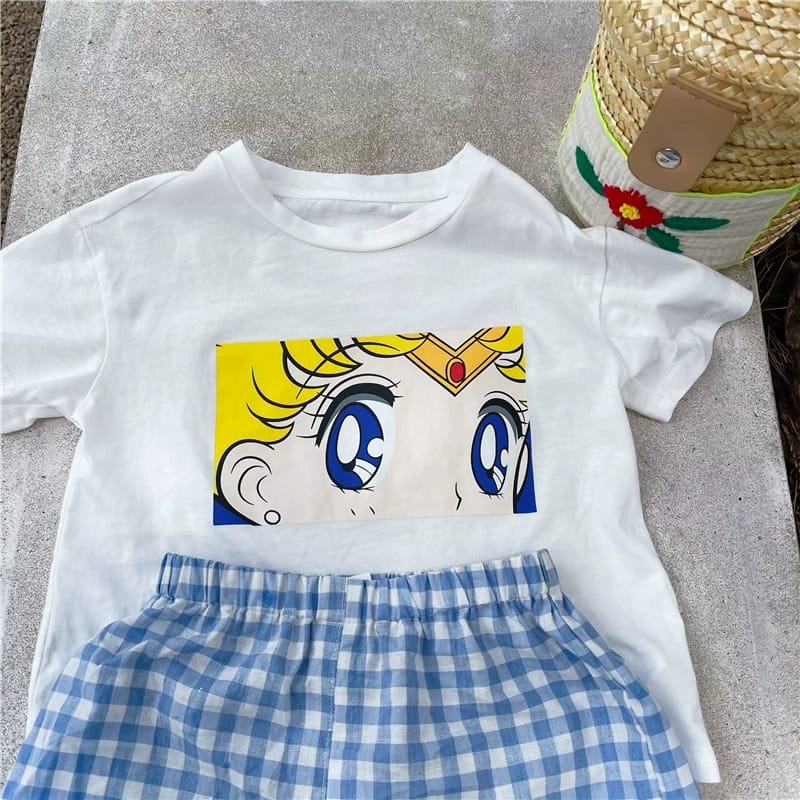 Promo !! Setelan baju anak cewek / setelan usagi sailor moon ukuran 2-4tahun / Setelan anak import / Baju anak kekinian