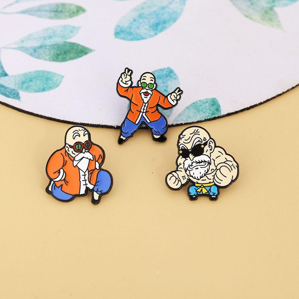 Mxbeauty Dragon Ball Lapel Pin Aksesoris Cosplay Jaket Pin Dekorasi Lencana Lapel Pin Lencana Pin Anime Badge