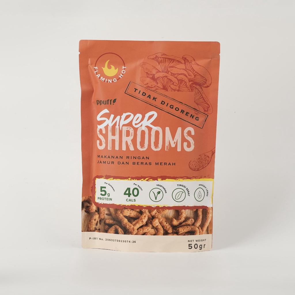 

PPUF Super Shrooms Flaming Hot 50gr