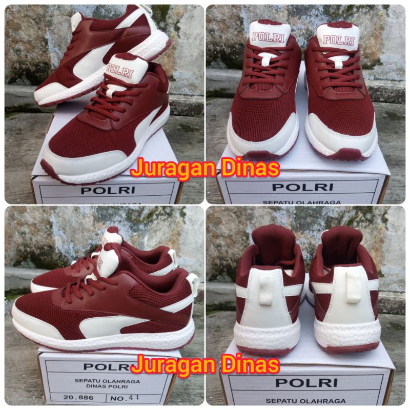 Sepatu olahraga jatah polri polisi running