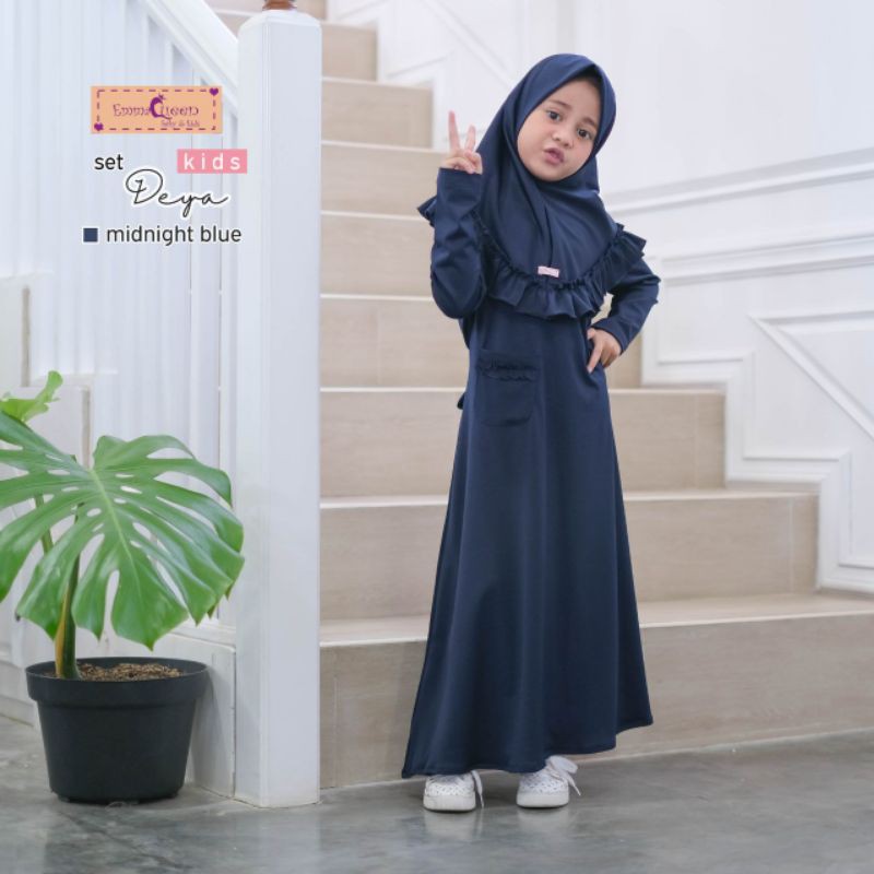 Moslem Ori Gamis Set Dress Deya Kids By Emmaqueen