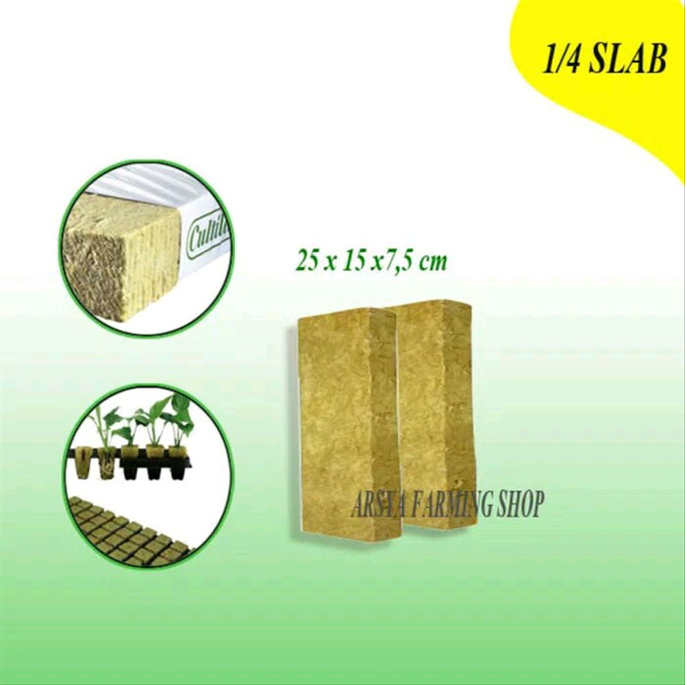 

Jual Rockwool 1/4 Slab-media Tanam-hidroponik-bestseller Murah
