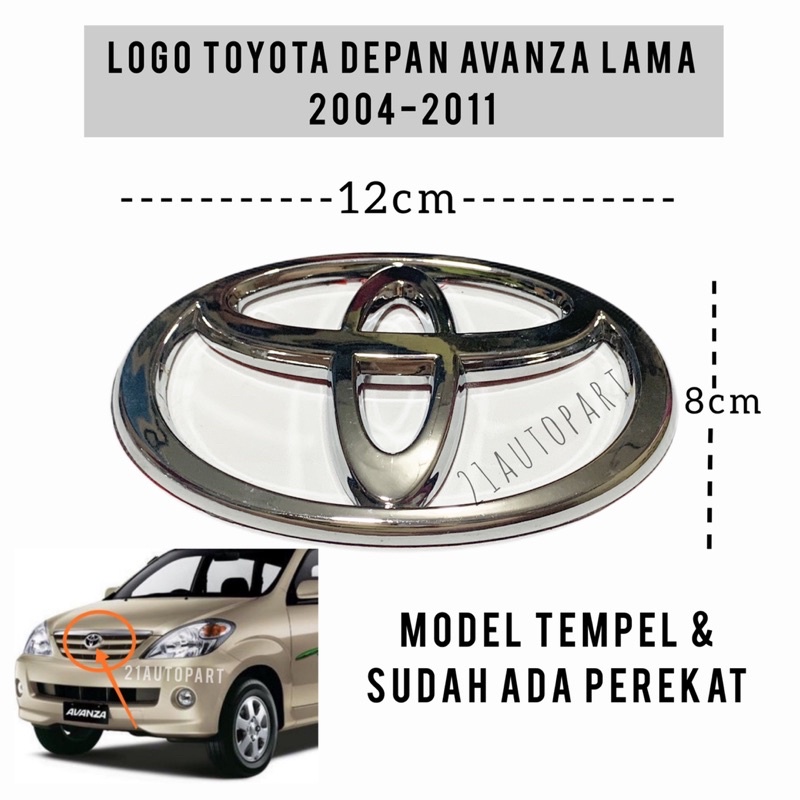 Logo toyota depan avanza lama 2004-2011
