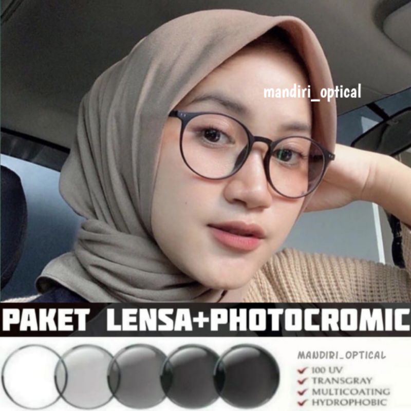 COD (Paket Frame+lensa antiradiasi)| Kacamata photocromic | kacamata minus | kacamata wanita | gratis lensa antiradiasi | kacamata felis | frame 2126 | kacamata murah