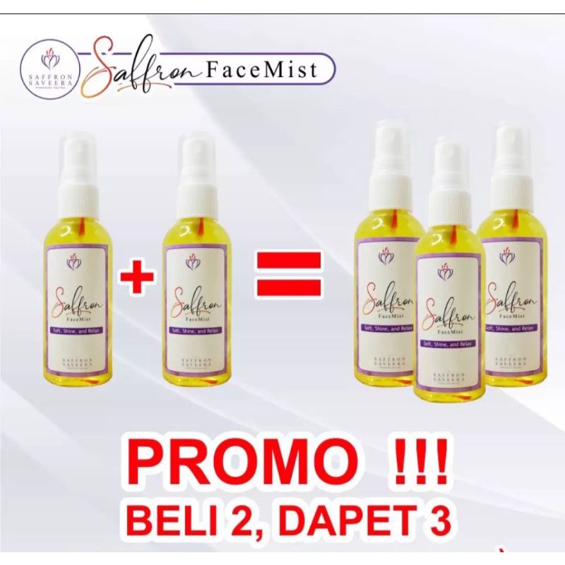 [beli2 gratis 1]SAFRON face mist 100ml PROMO