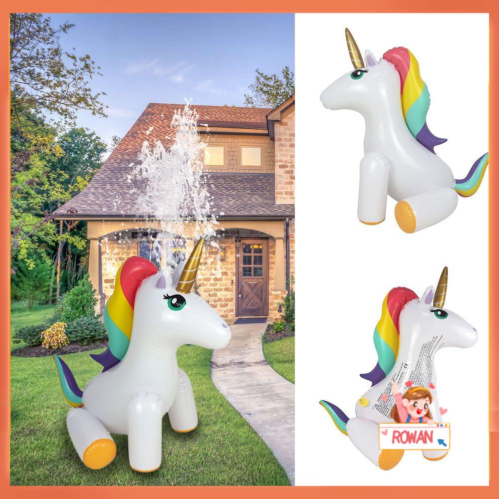 Semprotan Air Bahan PVC Bentuk Hewan Unicorn Untuk Taman Rumah