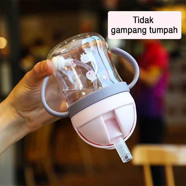 LALUGO Botol Minum Bayi Gelas Anak Balita Training Cup Baby 250ml