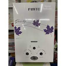 Finito Gas Water Heater Digital 6 Liter Pemanas Air Gas P-002 P002