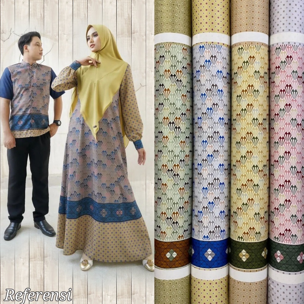 Kain Dr SIlk Motif Diamond harga setengah meter