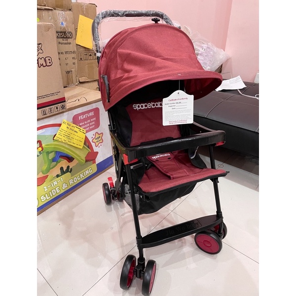 DIJAMIN TERMURAH STROLLER SPACE BABY SB 204 / SB204 KERETA DORONG BAYI