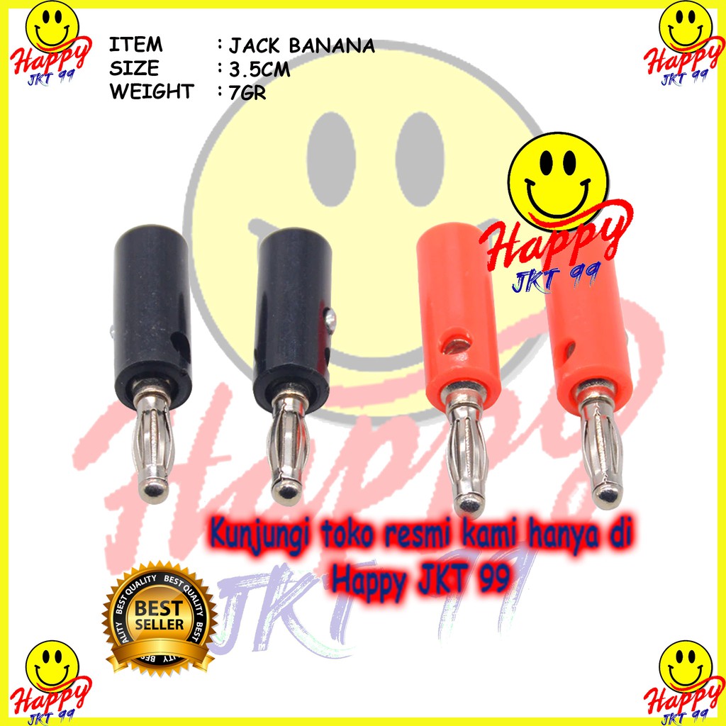 [ HAPPY JKT 99 ] JACK BANANA BUNGA JANTAN MALE PLUG PISANG MERAH HITAM