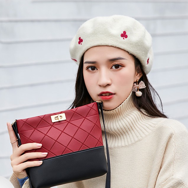 Tas Selempang Wanita Fashion Style Korea Kasual Tas Sling Bag Bahu Cewek Women Bag Azgalery T84