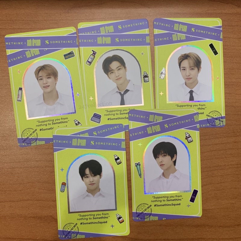 Ready Stock Photocard set Somethinc x NCT DREAM vol. 1 (HOLO)