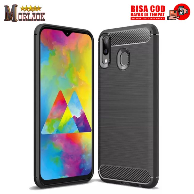 Casing Samsung M20 Carbon Soft Case
