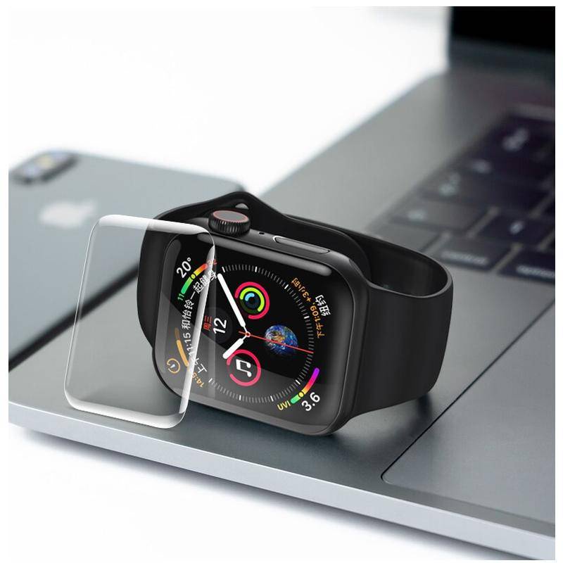 Pelindung Layar Apple Watch Seri 7 45mm 41mm 11d Full Coverage Film Untuk Iwatch 6 Se 44mm 40mm 42mm 38mm 3 4 5