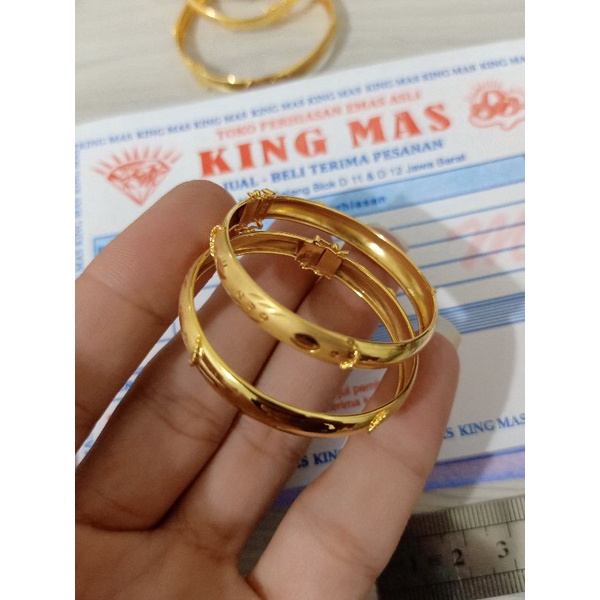 GELANG BANGKOK ANAK EMAS ASLI 6K/300