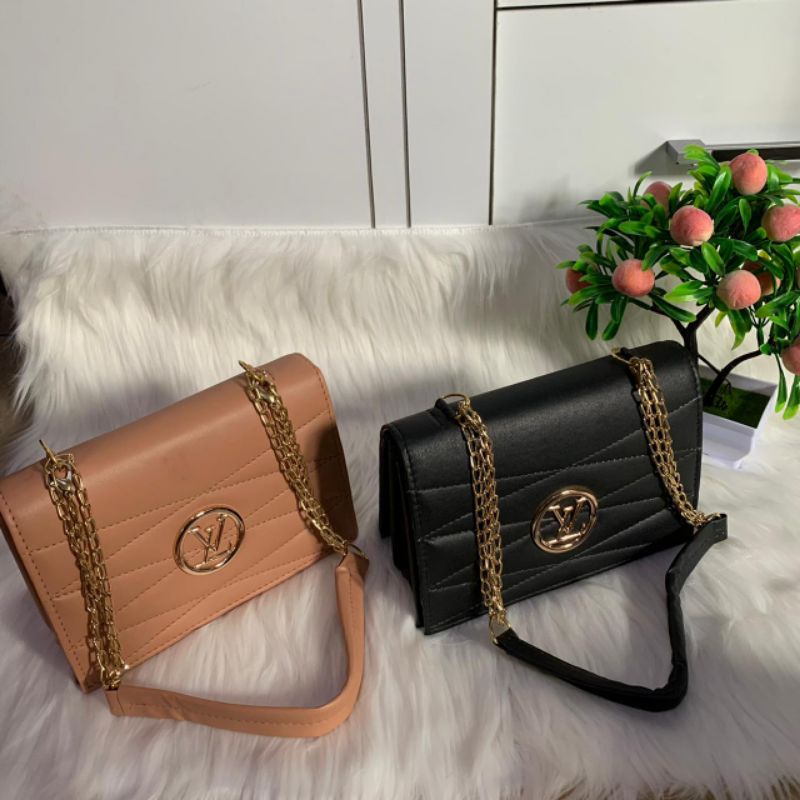 [COD] Promo LV Tas Selempang & Bahu Rantai Wanita Sling Bag Murah.
