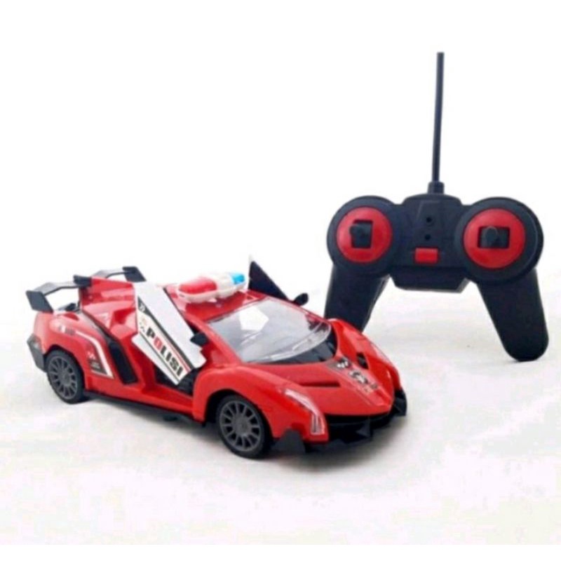 MOBIL REMOTE CONTROL POLISI BUKA PINTU SIRINE MOBIL RC POLICE