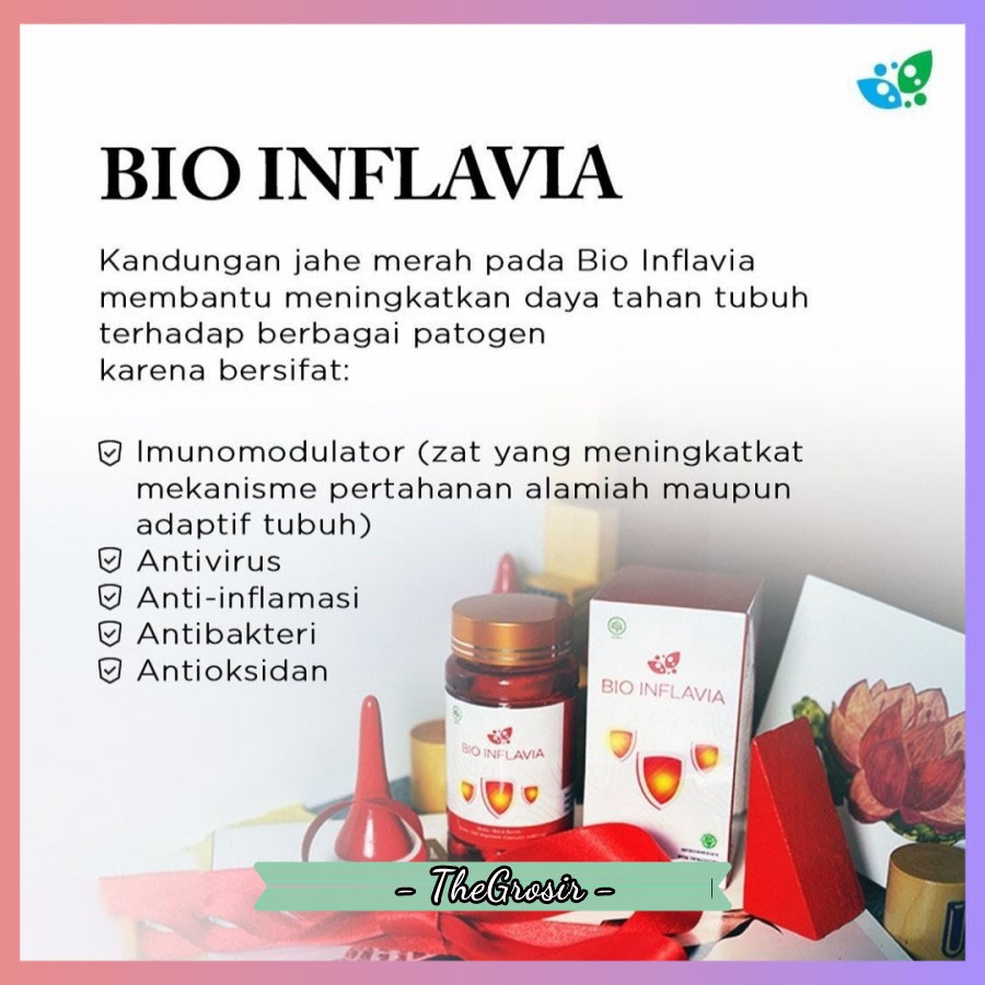 Paket Pencegahan Cov*d-19 Suplemen Tubuh Applesc Biomild Inflavia