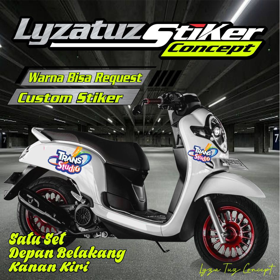 STIKER SCOOPY VARIASI TRANS STUDIO