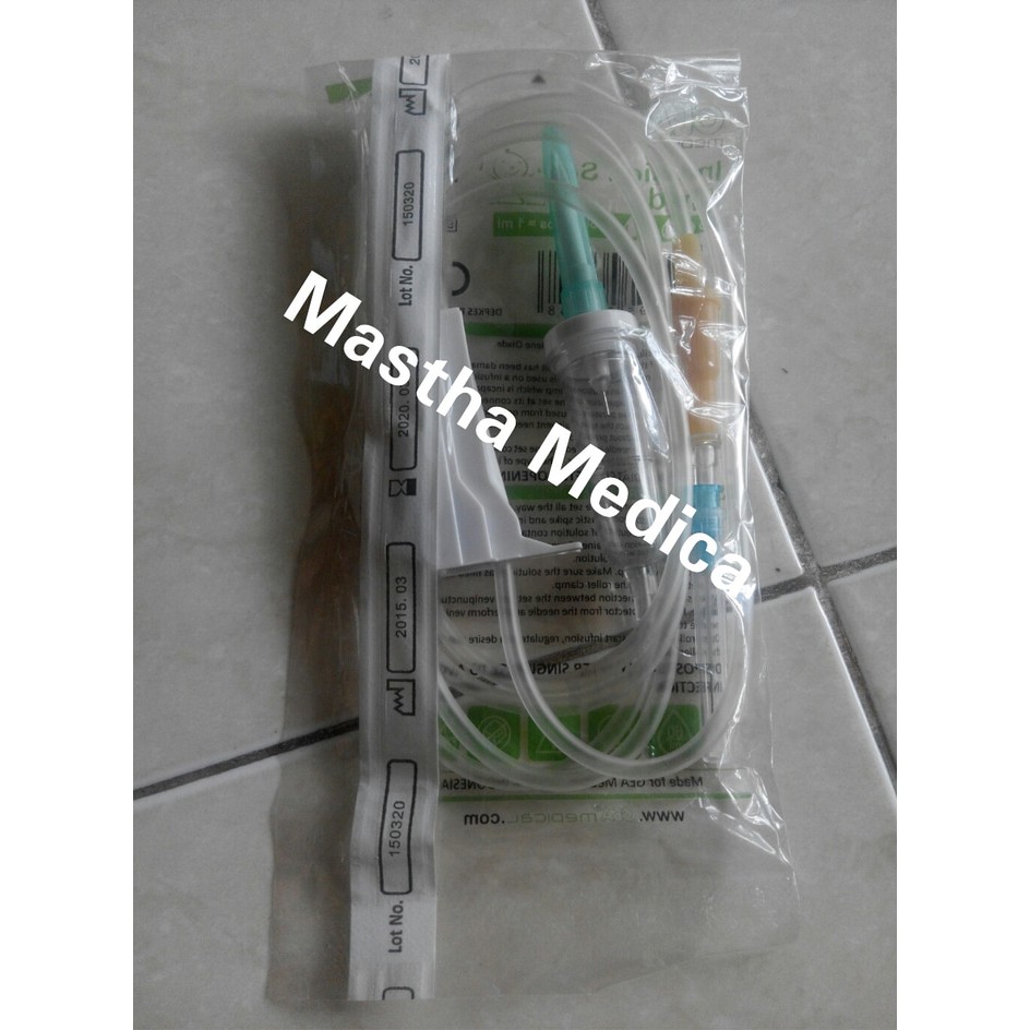 Infusion Set Child Selang Infus Set Anak Gea Tetes Mikro Micro Shopee Indonesia
