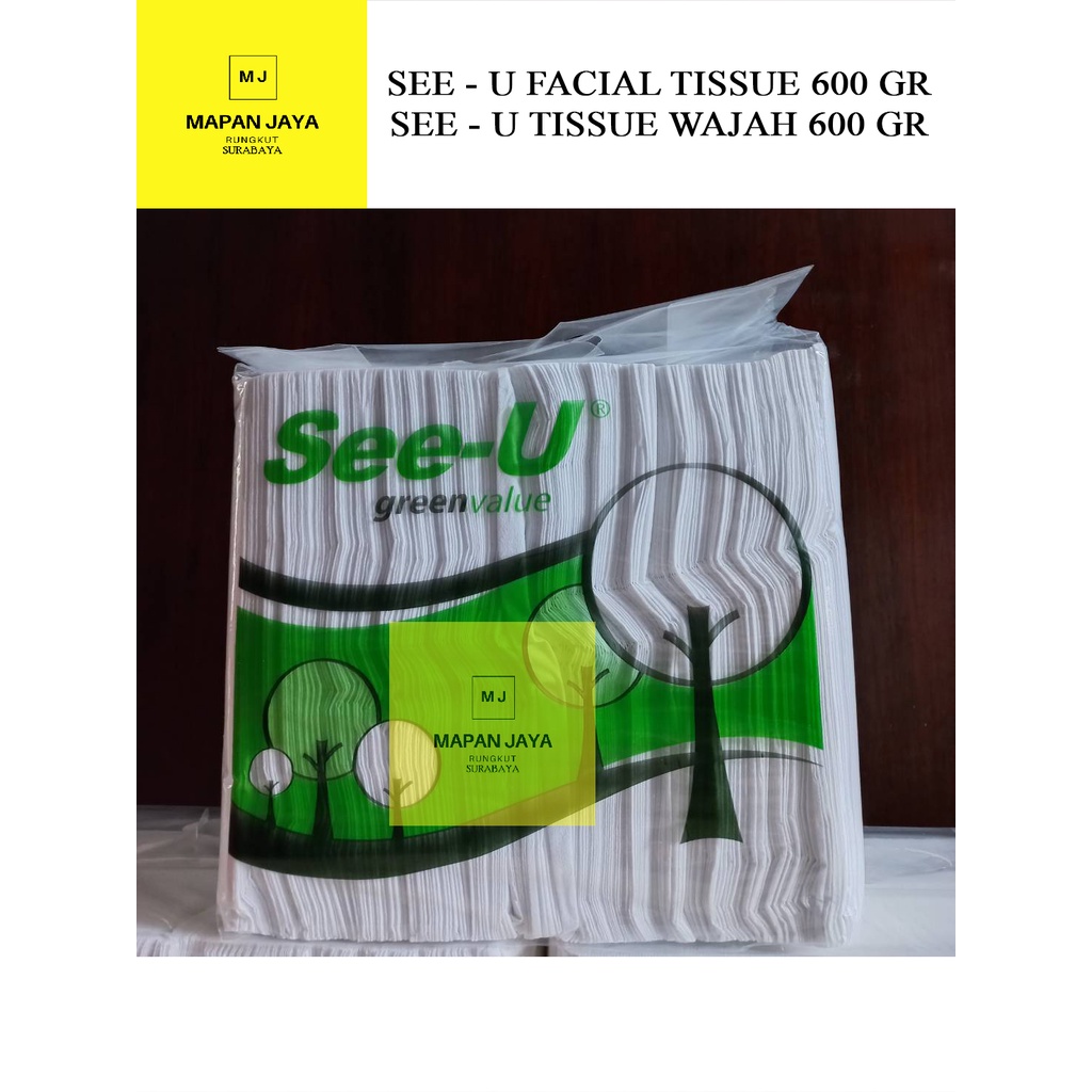 Tisu See-U Facial 650 gram 2 ply