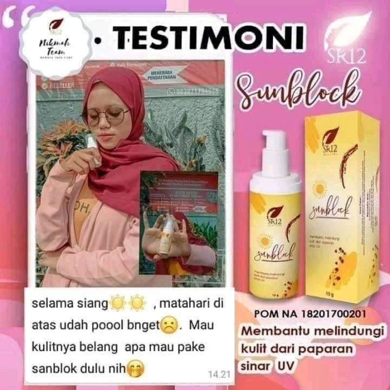 Sunblock SPF 30 UV Protection Sunscreen Gel Shield Sun Lotion Krim Pelindung Wajah Dari Sinar Matahari Mencerahkan