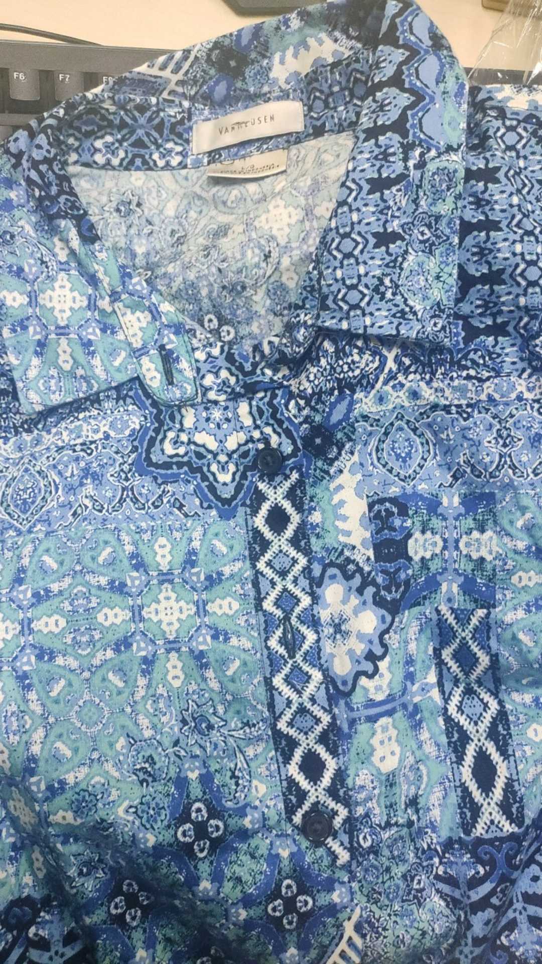 Atasan Kemeja Wanita Motif Batik (vh02 Ethnic Shirt)