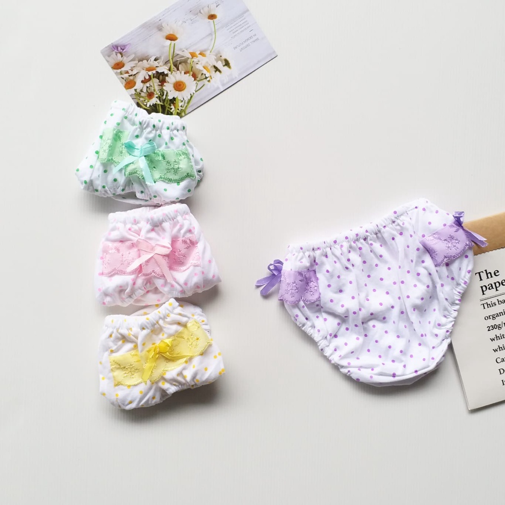 Celana Dalam Anak Cewek Import - Celana Dalam Anak Perempuan 2 3 Tahun bahan katun halus Umur 0-3 Ta