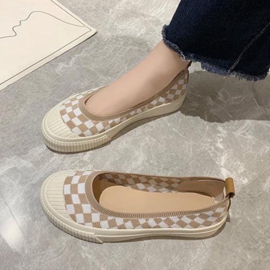 TBIG [COD] Sepatu Slip On Wanita Anagumi Import Korea Style Santai Wanita Remaja
