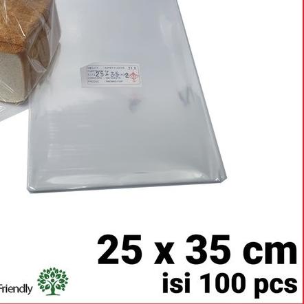 

25x35 cm Plastik OPP TEBAL (POLOS/Tanpa LEM) | Plastik Roti Tawar 370 gr | Kemasan Roti Tawar Bening