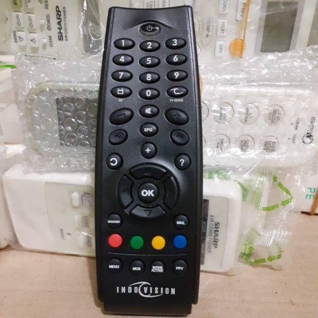 REMOT REMOTE RECEIVER INDOVISION/RECIEVER PARABOLA INDOVISION ORIGINAL ASLI