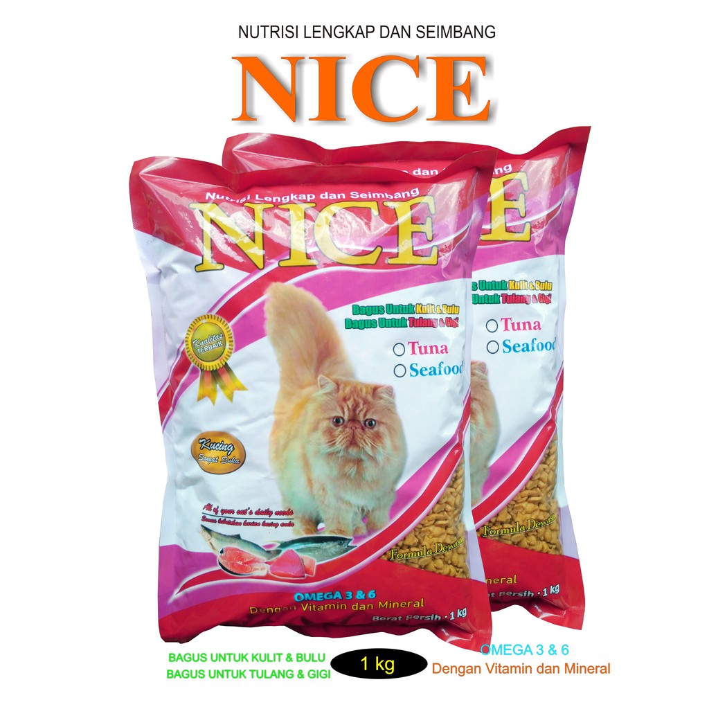 Makanan Kucing NICE 1 Kg
