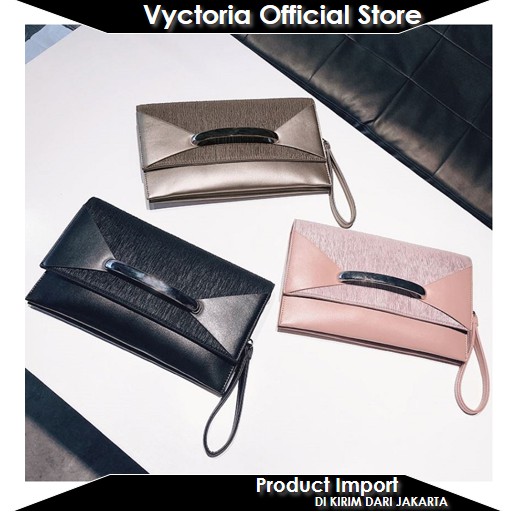 (COD) Vyctoria VOS2332 Tas Selempang Wanita Handbag Import Clutch Promo EL099 BQ2606 GT1455 LT1740 CR7408 2332 2606 1740 1455 099 7408