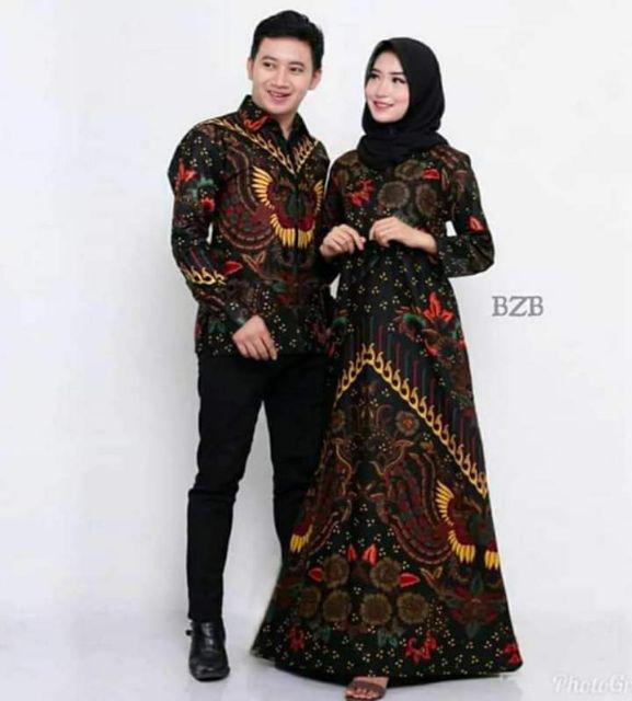 Ahn Blouse Batik Wanita Kombinasi / Batik Wanita Kantor / Seragam Batik Wanita Kantor / M L Xl Xxl