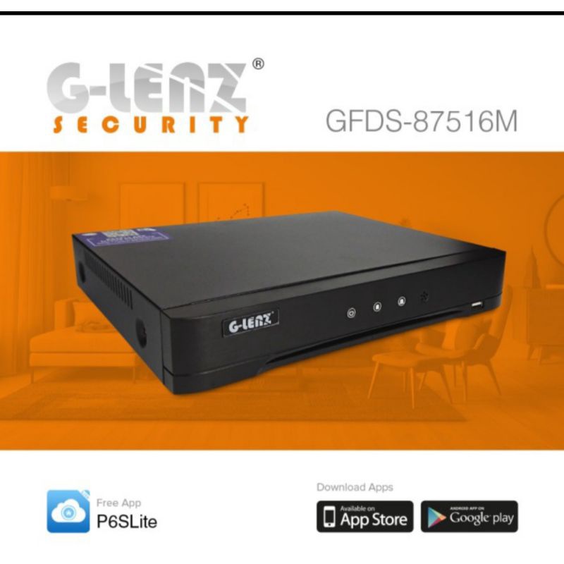 DVR 16CH GLENZ 5MP DVR CCTV 16 CH 4K