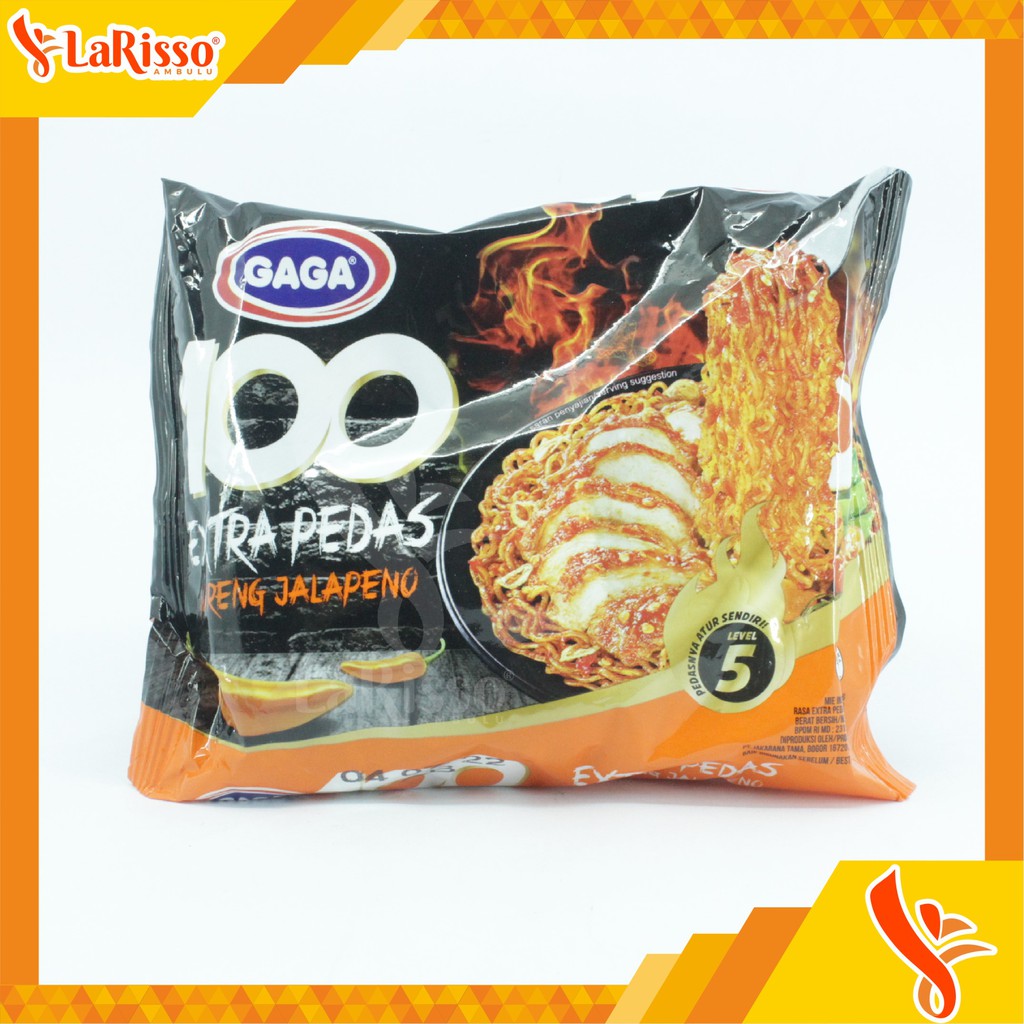 

MIE INSTANT GAGA 100 EXTRA PEDAS 85GR ALL VARIAN (5's)