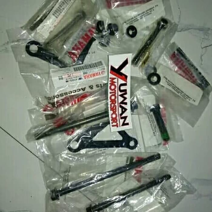 BAUT BRACKET MESIN SET YAMAHA SCORPIO ORIGINAL